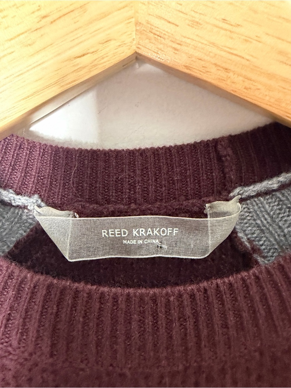 Reed Krakoff Cashmere Colorblock Sweater – Size Small Raglan *e - Picture 4 of 8
